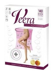 Rajstopy 140den przeciwżylakowe / czarny