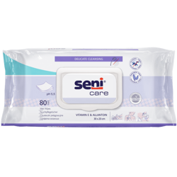 SENI CARE CHUSTECZKI NASĄCZANE A80 Z PLASTIKOWYM WIECZKIEM