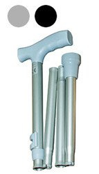 Laska składana z regulowaną wysokością