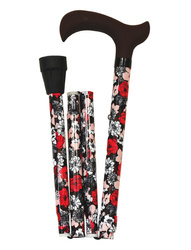 Laska aluminiowa składana flower