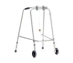 AR-009 Balkonik aluminiowy z kulką składany dwukołowy