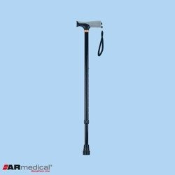 Laska inwalidzka aluminiowa z miękkim uchwytem