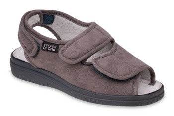 Sandały ortopedyczne damskie Dr Orto 676 D006 popielaty