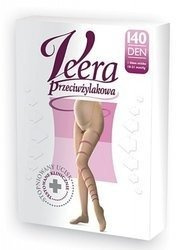 rajstopy przeciwżylakowe ciążowe karmel